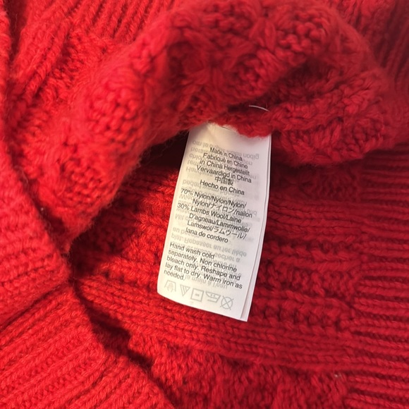 J. Crew Red Knit Sweater - Picture 3 of 4
